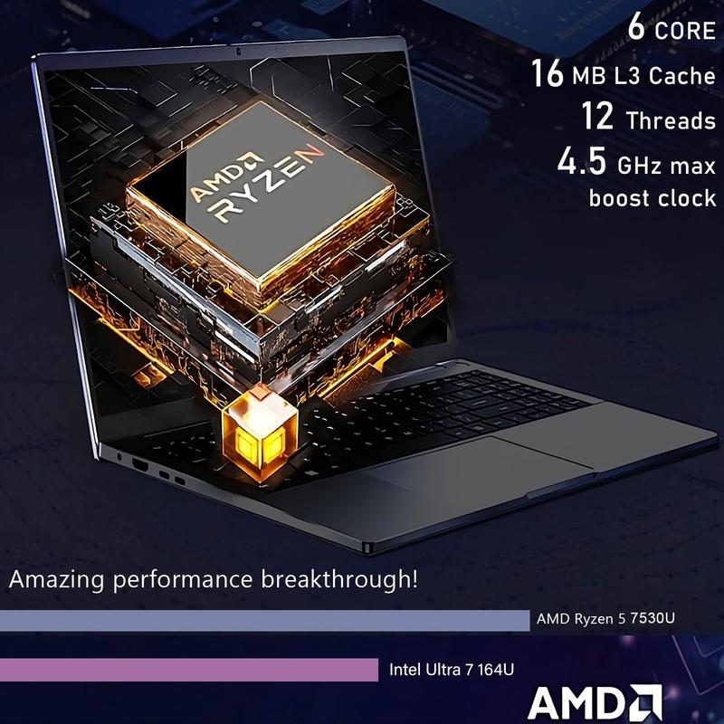 Notebook HP 255 G10 Ryzen 5 7530U 64 GB de RAM 1 TB SSD 15,6